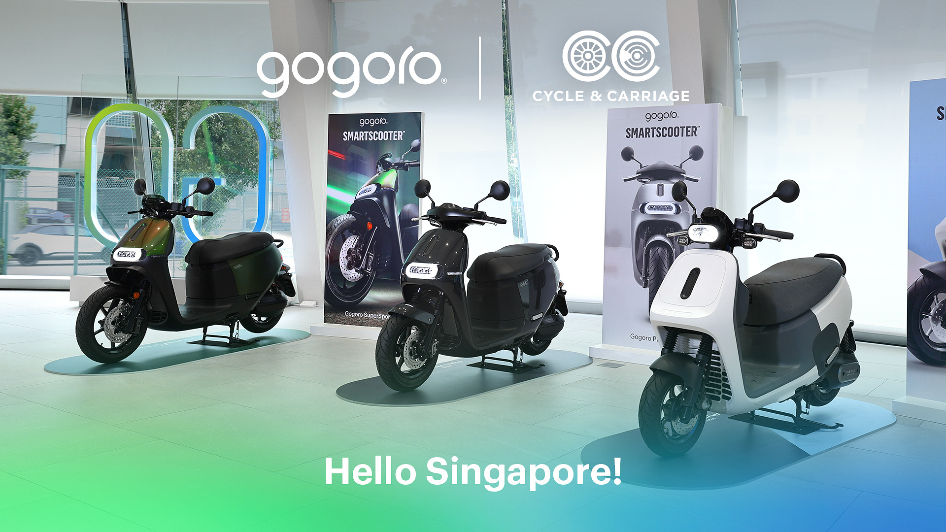 Swapping with Three Smartscooters in Singapore